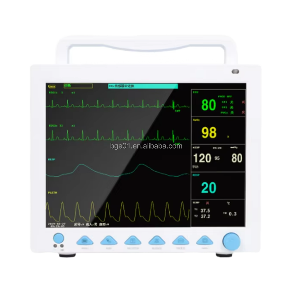 48-80B Portable ICU Patient Monitor Multi-Parameter Medical Ambulance Monitor Electric Manual Power Mad.jpg